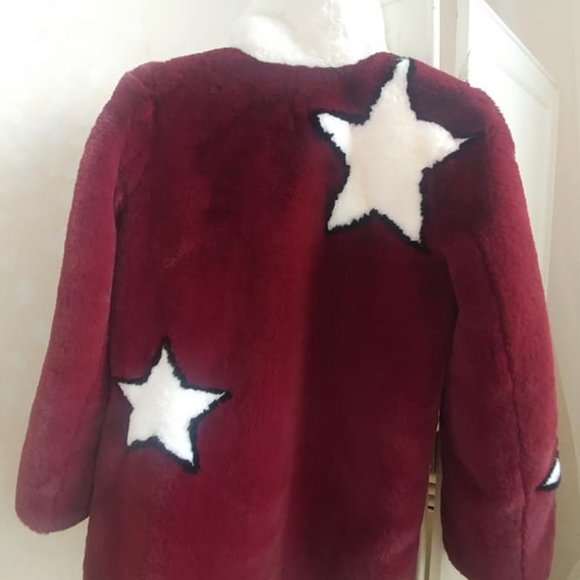 'AMY STAR' NEW 'GUESS' FAUX FUR COAT! - Picture 5 of 6